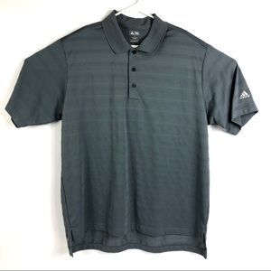 Adidas Golf Mens Size Large Polo Shirt Gray